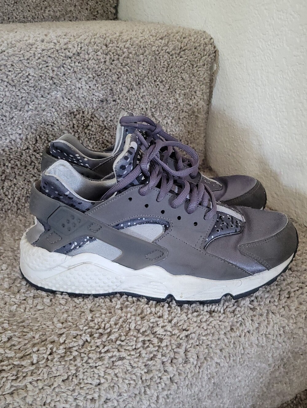 Nike Air Huarache Run Print Womens Sneakers Size 6.5